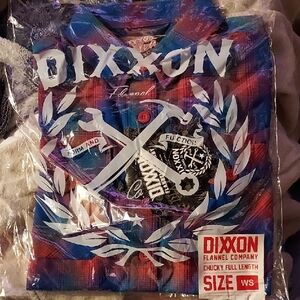 DIXXON Womens Plaid Shirt in Red and Blue Its The CHUCKY Shirt